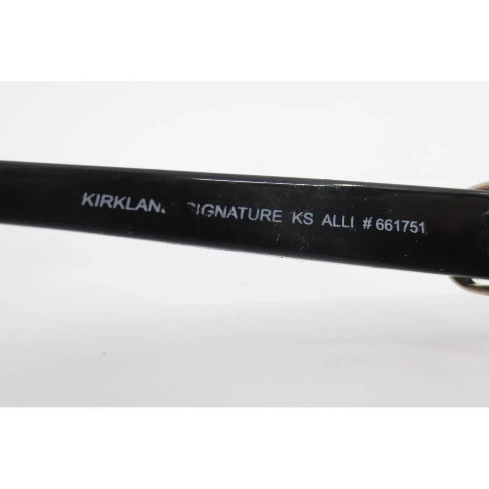 Kirkland Signature KS Alli Black Magenta Rectangle Sunglasses 52-16-135 #661751